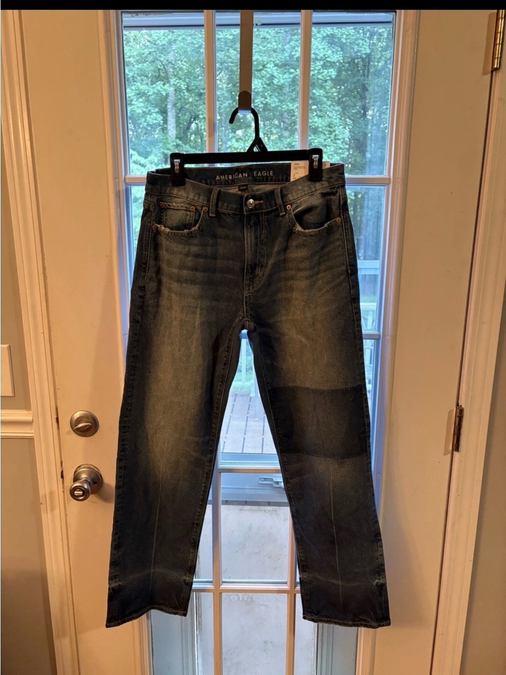 American Eagle AE Ex-Boyfriend Jeans Strigid Size 2 26W Low Rise